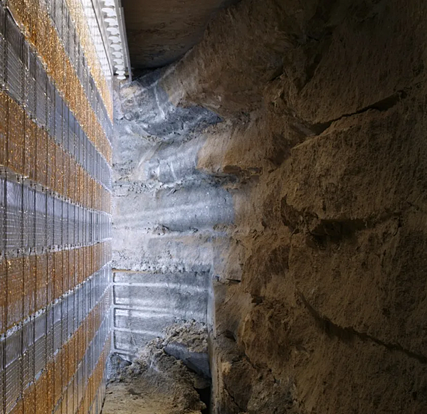 Glas Raumteiler Laminis Fabbian Fabrik Fabbian aus Italien. Foto №11