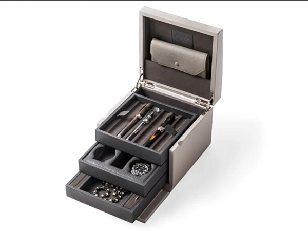 Leder Schmuckbox GIORGETTI Passion Box GA468G, GA469G, GA470G, GA471G Fabrik GIORGETTI aus Italien. Foto №5