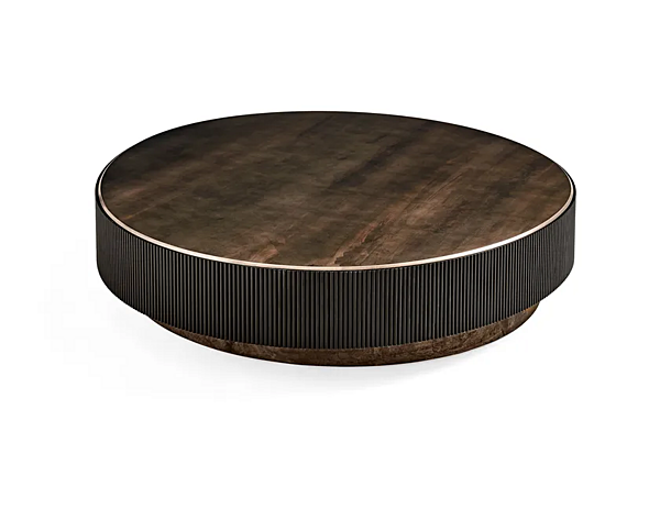 Runder Couchtisch aus massivem Holz Nori Gallotti&Radice Fabrik Gallotti & Radice aus Italien. Foto №2
