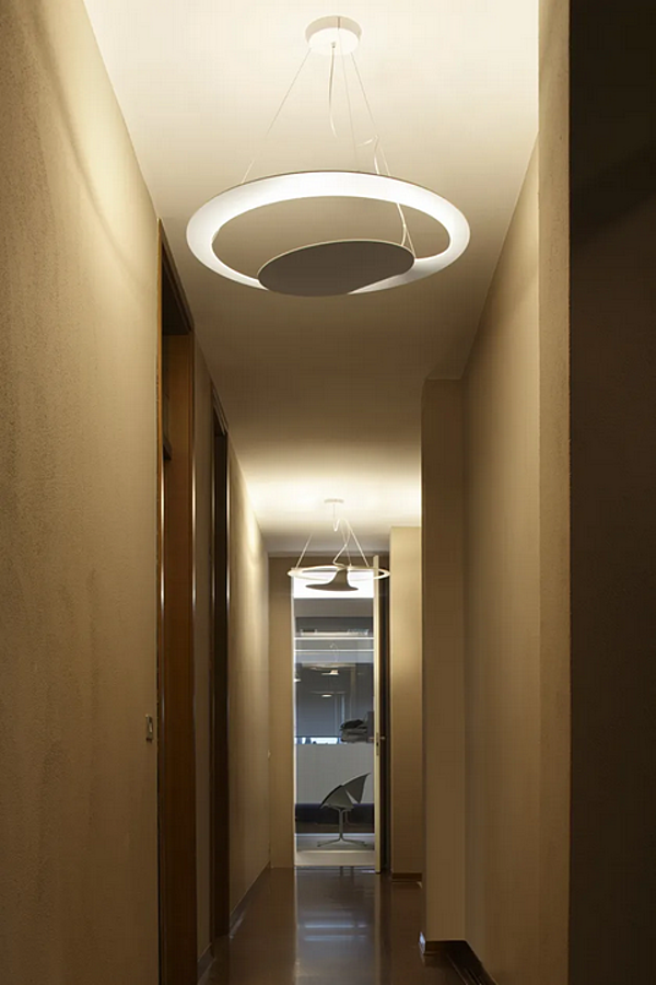 LED Pendelleuchte aus Aluminium Fabbian Glu Fabrik Fabbian aus Italien. Foto №3