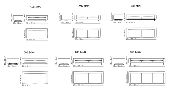 Dreisitzer Ecksofa aus Stoff Campiello FLEXFORM Fabrik FLEXFORM aus Italien. Foto №6