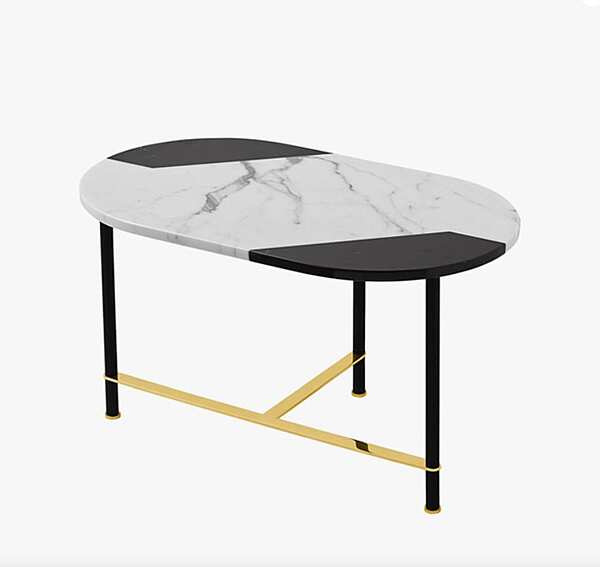 Ovaler Couchtisch aus Holz Cookies Gallotti&Radice Fabrik Gallotti & Radice aus Italien. Foto №2