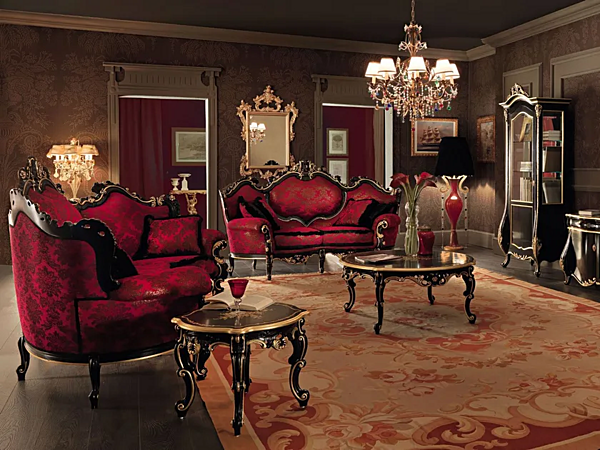 Zweisitzer Sofas aus Stoff Modenese Luxury Interiors 11411 Fabrik MODENESE GASTONE aus Italien. Foto №4