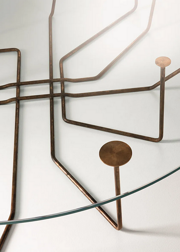 Rechteckiger Couchtisch aus Kristall Gallotti&Radice Connection Fabrik Gallotti & Radice aus Italien. Foto №2