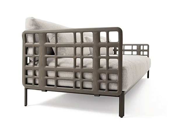 Garten-Sofa mit Stoffbezug und lackiertem Metall für 4 Personen GIORGETTI Aldia 91030 Fabrik GIORGETTI aus Italien. Foto №2