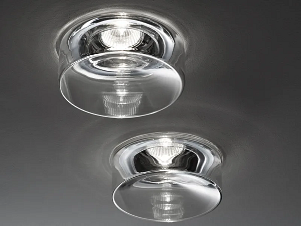 LED Einbaustrahler aus Glas Fabbian Blow Fabrik Fabbian aus Italien. Foto №2