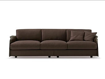 Ecksofa aus Stoff mit weicher Rückenlehne GIORGETTI Fabula