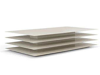 Lackierter rechteckiger Couchtisch aus Massivholz und MDF AMURA Millefoglie AM041.T520 Lackierter rechteckiger Couchtisch aus Massivholz und MDF AMURA Millefoglie AM041.T520 Fabrik AMURA aus Italien