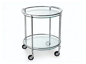 Aluminium Servierwagen Riki Gallotti Radice Aluminium Servierwagen Riki Gallotti Radice Fabrik Gallotti & Radice aus Italien
