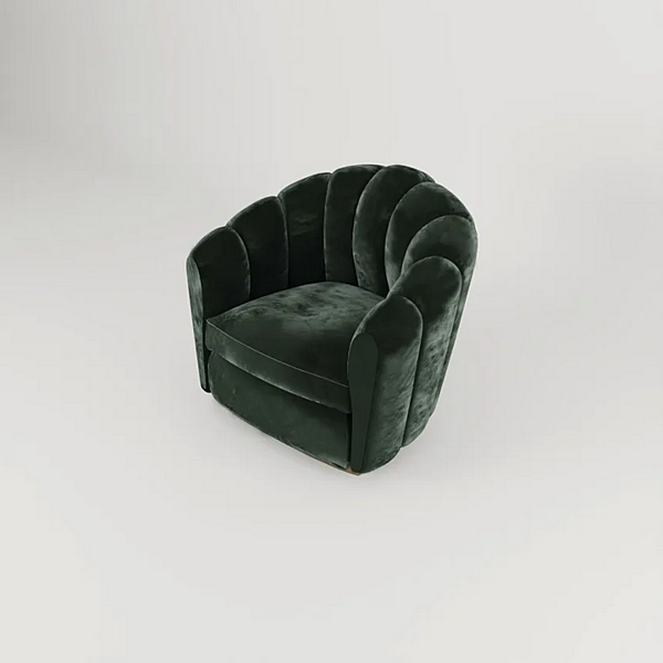 Edelweiss Inspired Fabric Armchair with Armrests - NEST By CASA +39 Fabrik ENCORE (by CASA +39) aus Italien. Foto №3