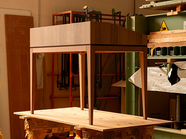 Walnusschreibtisch Ideale G 151 von DALE Fabrik DALE aus Italien. Foto №5