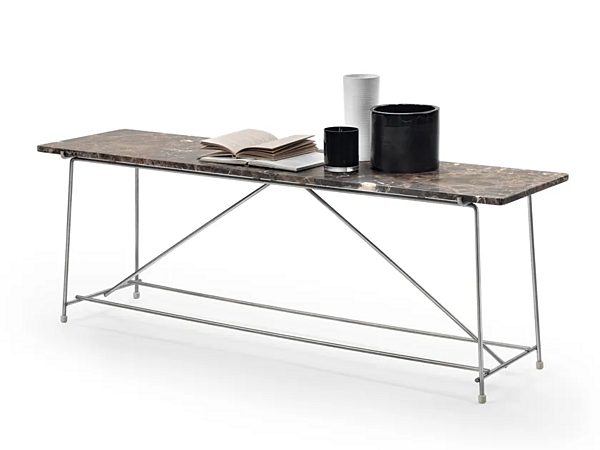 Rechteckiger Konsolentisch aus Marmor FLEXFORM Any Day Fabrik FLEXFORM aus Italien. Foto №1