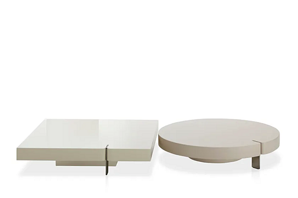 Quadratischer Couchtisch aus Holz Butter Saba Fabrik SABA aus Italien. Foto №2