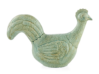Keramische Skulptur Pop Kurz Hahn MARIONI 00996B