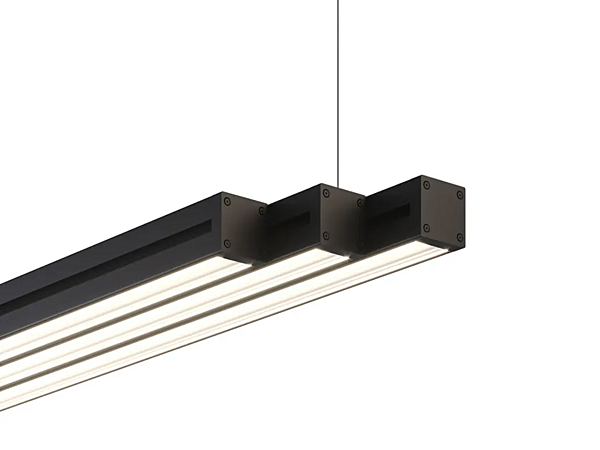 Pendelleuchte aus anodisiertem Aluminium LED Fabbian Glide Fabrik Fabbian aus Italien. Foto №1