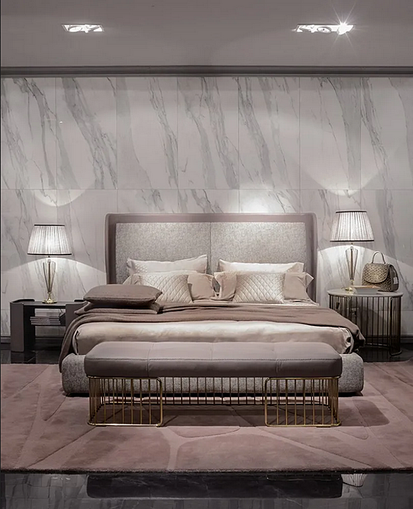 Leder Nachttisch Downtown FORMITALIA Fabrik FORMITALIA aus Italien. Foto №7