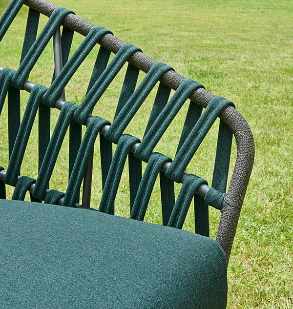 Acryl Gartenarmchair mit Armlehnen VARASCHIN Emma Cross 24820 Fabrik VARASCHIN aus Italien. Foto №10