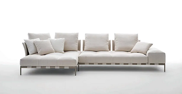 Ecksofa aus Stoff mit weicher Rückenkonstruktion Pixel Light Saba Fabrik SABA aus Italien. Foto №2