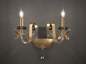 Wandleuchte mit Swarovski-Kristallen Nuage A2 Euroluce Lampadari