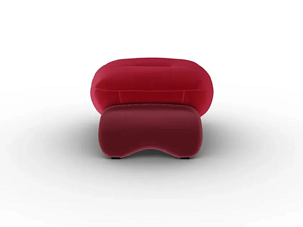 Lederpouf Squash POLTRONA FRAU Fabrik POLTRONA FRAU aus Italien. Foto №7