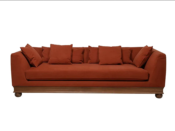 Baumwollsofa mit gepolsterter Rückenlehne CHELINI PARIS Fabrik CHELINI aus Italien. Foto №1
