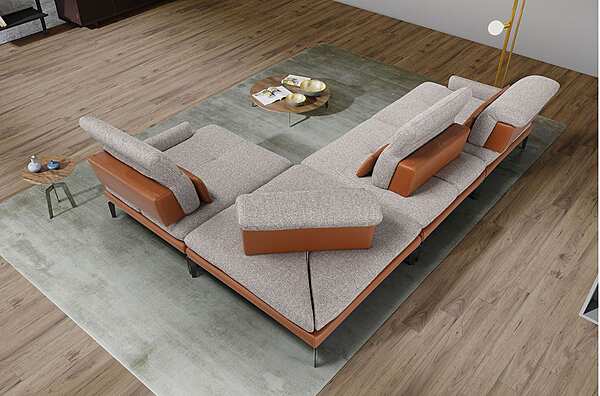 Modularer Stoffsofa mit Relaxfunktion Jaclyn Egoitaliano Fabrik Egoitaliano aus Italien. Foto №6