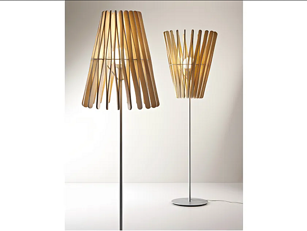 Stehlampe aus Holz Fabbian  89717 F23 C02 69 Fabrik Fabbian aus Italien. Foto №3
