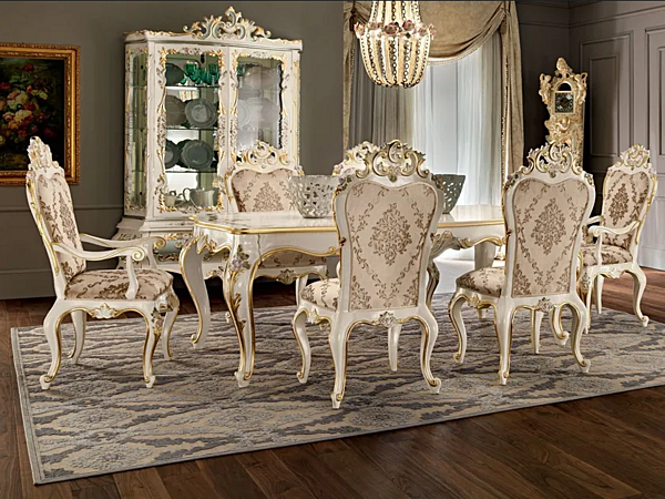 Rechteckiger Tisch aus Holz Modenese Luxury Interiors 11111 Fabrik MODENESE GASTONE aus Italien. Foto №3