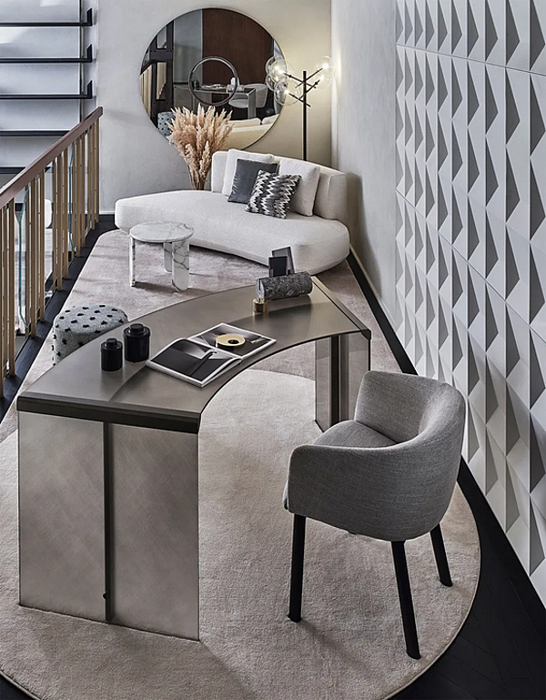 Schreibtisch aus Kristall mit goldenen Akzenten Gallotti&Radice Präsidenten Edition Fabrik Gallotti & Radice aus Italien. Foto №5