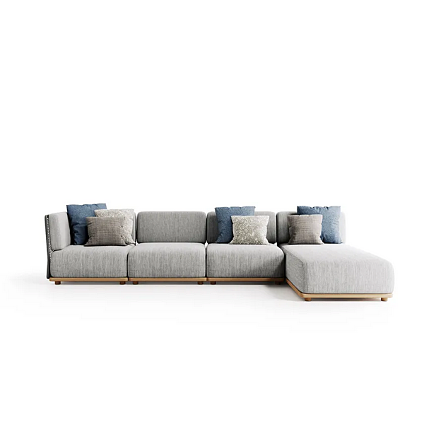 Modularer Gartensofa für 4 Personen aus Stoff Atmosphera Switch Fabrik ATMOSPHERA aus Italien. Foto №10