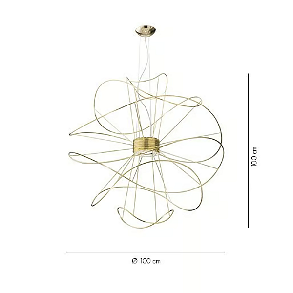 LED Pendelleuchte aus Metall mit Ringdesign AXOLIGHT Hoops Fabrik Axolight aus Italien. Foto №13