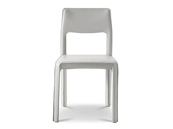 Tanned Leather Chair with Open Back Mary i 4 Mariani Fabrik i 4 Mariani aus Italien. Foto №2