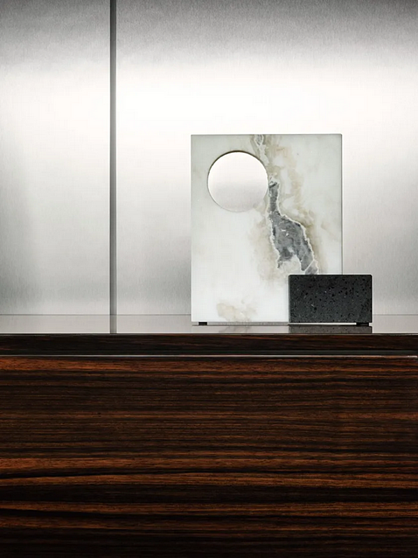 Walnuss Sideboard mit Türen i 4 Mariani CITY Fabrik i 4 Mariani aus Italien. Foto №5