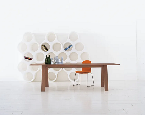 Modularer Bücherregal aus Polyethylen beidseitig Cappellini Cloud C5_1 Fabrik Cappellini aus Italien. Foto №2