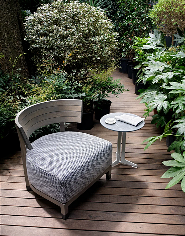 Gartenstuhl mit abnehmbarem Bezug aus Stoff FLEXFORM THOMAS Fabrik FLEXFORM aus Italien. Foto №4