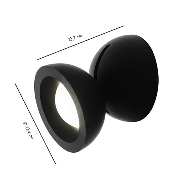 Aluminium Wandleuchte Deckenleuchte AXOLIGHT Dodot Fabrik Axolight aus Italien. Foto №11