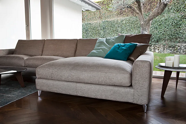 Ecksofa aus Stoff oder Leder VIBIEFFE 920 Zone Comfort Fabrik VIBIEFFE aus Italien. Foto №5