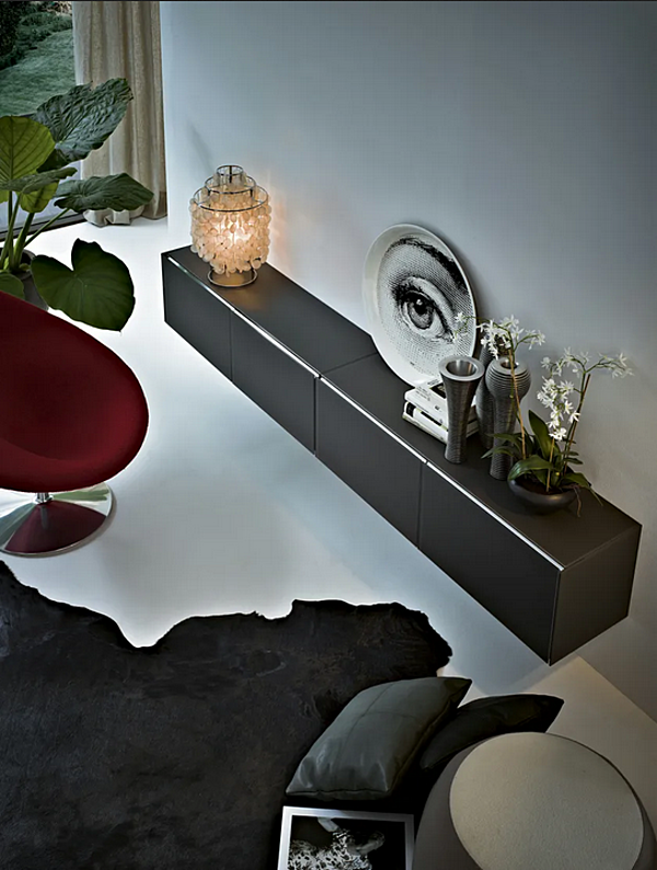 Glas Sideboard Büroschrank Gallotti&Radice Air Unit Fabrik Gallotti & Radice aus Italien. Foto №8