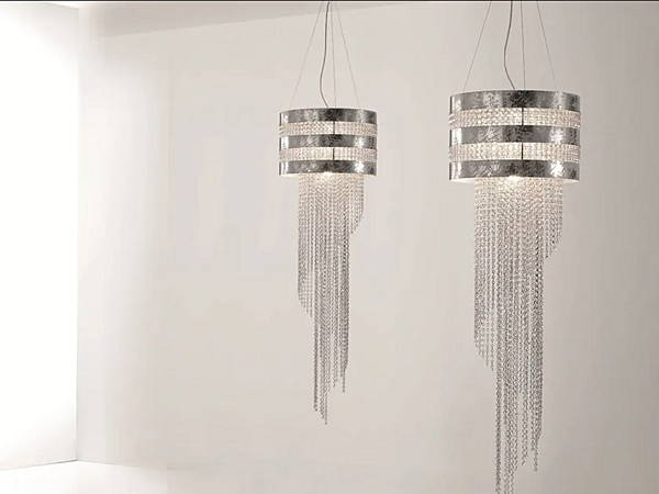 Pendelleuchte mit Swarovski-Kristallen Dafne Euroluce Lampadari Fabrik EUROLUCE LAMPADARi aus Italien. Foto №1