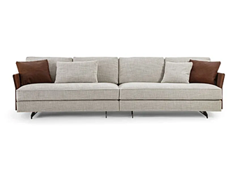 Ecksofa aus Stoff mit abnehmbarem Bezug Frigerio Davis Slim