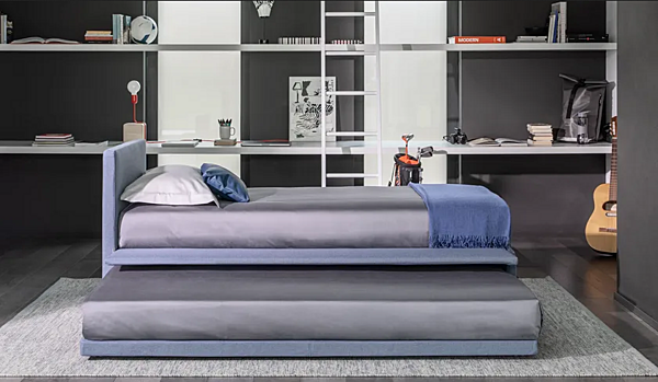 Umwandelbares Einzelbett aus Stoff Flou Biss Fabrik Flou aus Italien. Foto №6