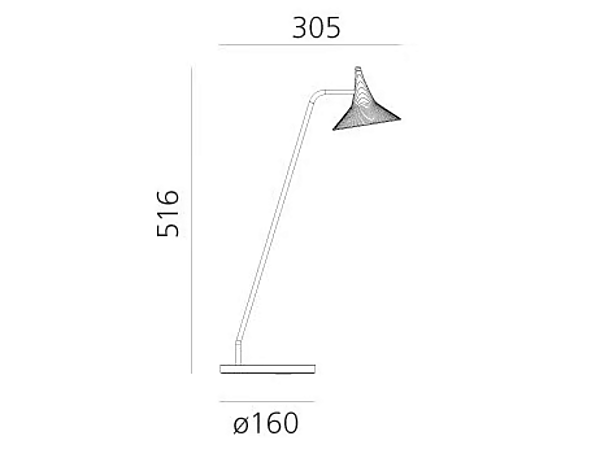 LED Tischlampe aus Aluminium Unterlinden Artemide 1945010A, 1945W10A Fabrik Artemide aus Italien. Foto №8