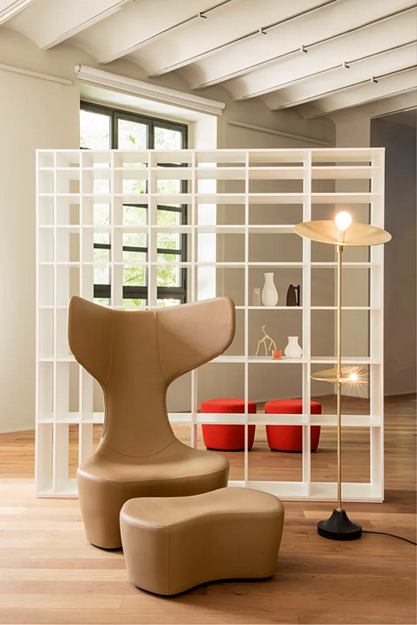 Doppelseitiges Bücherregal aus Holz Cappellini PC_7 Fabrik Cappellini aus Italien. Foto №2