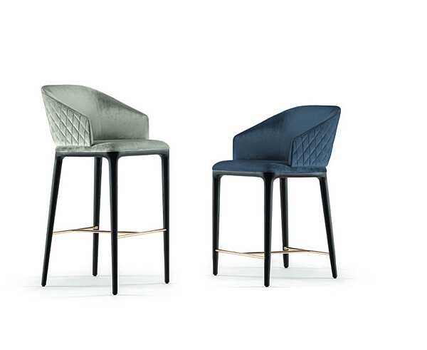 Hocker mit Fußstütze und Rückenlehne OPERA CONTEMPORARY LOUISE 47040/R Fabrik OPERA CONTEMPORARY aus Italien. Foto №4