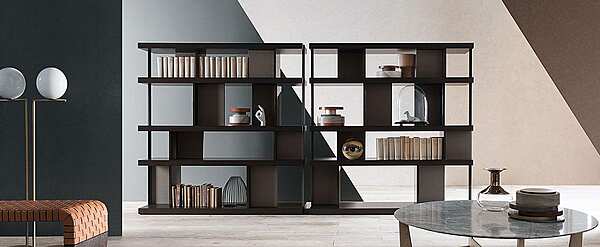 Bücherschrank POLTRONA FRAU Duo Bookcase