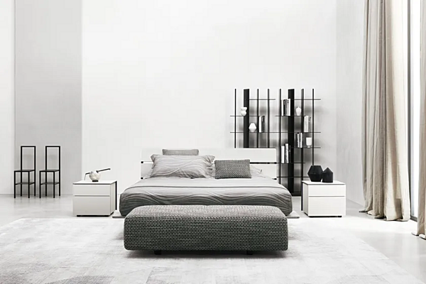Orientalische Bett mit Rollen Tadao Flou Fabrik Flou aus Italien. Foto №5