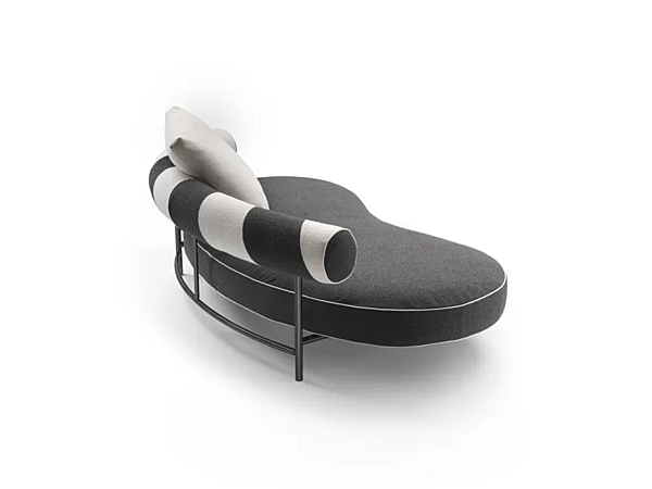 Kurvenförmiges Stoffsofa Supermax FLEXFORM Fabrik FLEXFORM aus Italien. Foto №10