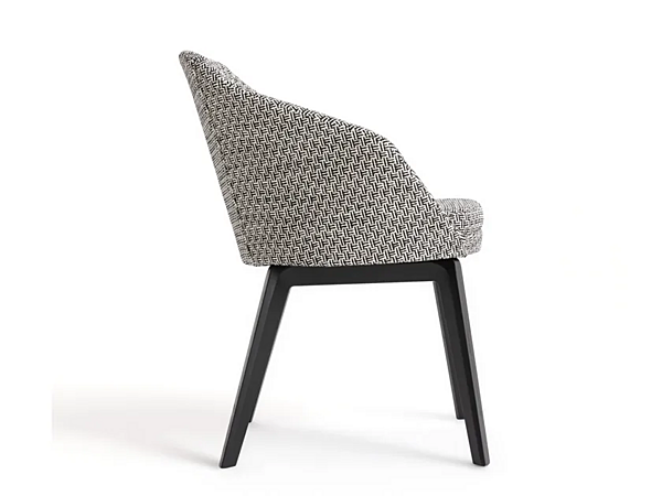 Stoffstuhl mit Armlehnen Cappellini Marfa Fabrik Cappellini aus Italien. Foto №2