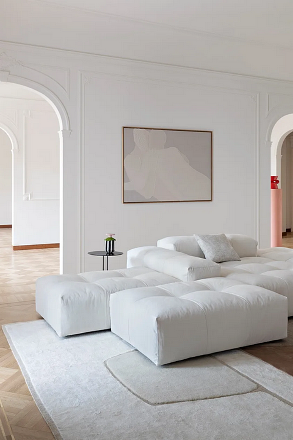 Ecksofa aus Stoff mit abnehmbarem Bezug Pixel Saba Fabrik SABA aus Italien. Foto №14