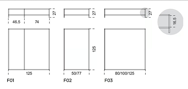 Kaffeetisch aus Glas und Edelstahl Faraday Gallotti&Radice Fabrik Gallotti & Radice aus Italien. Foto №3